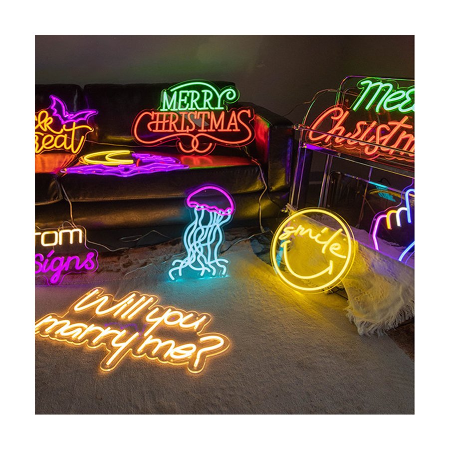 Winbo Neon Sign Custom Logo Girls Boys Gift Outdoor Room Wall Decoration RGB Light Sign Neon