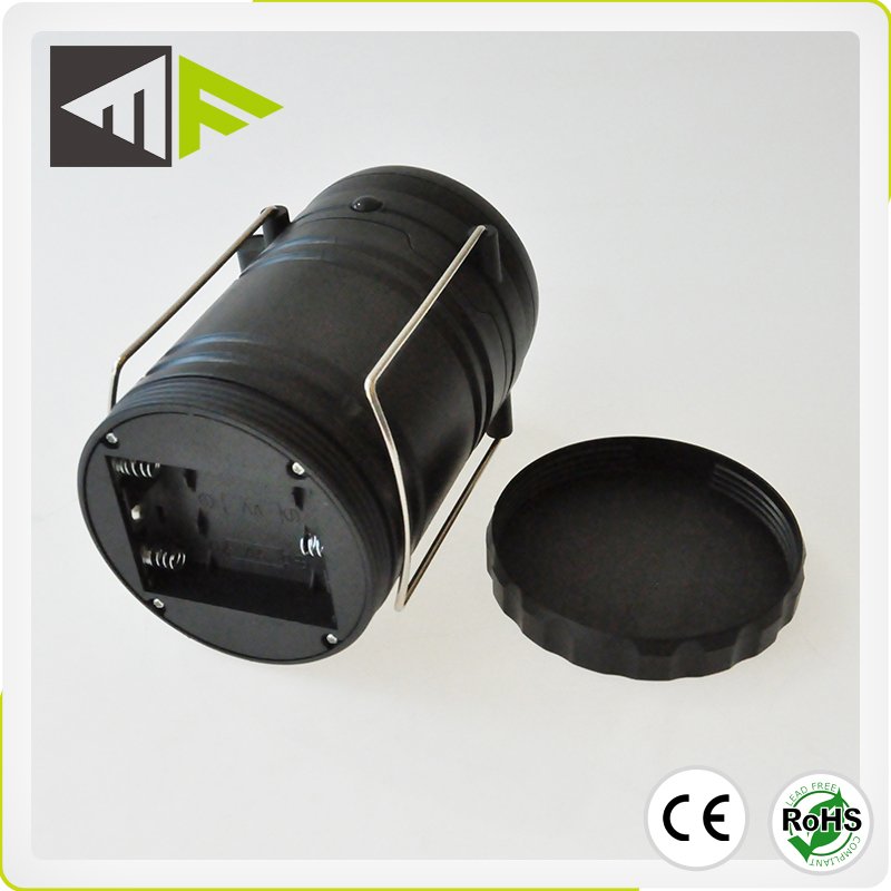 New Product Portable SMD AA Battery Multi-functional Outdoor LED Camping Lantern with Tent Ceiling Fan