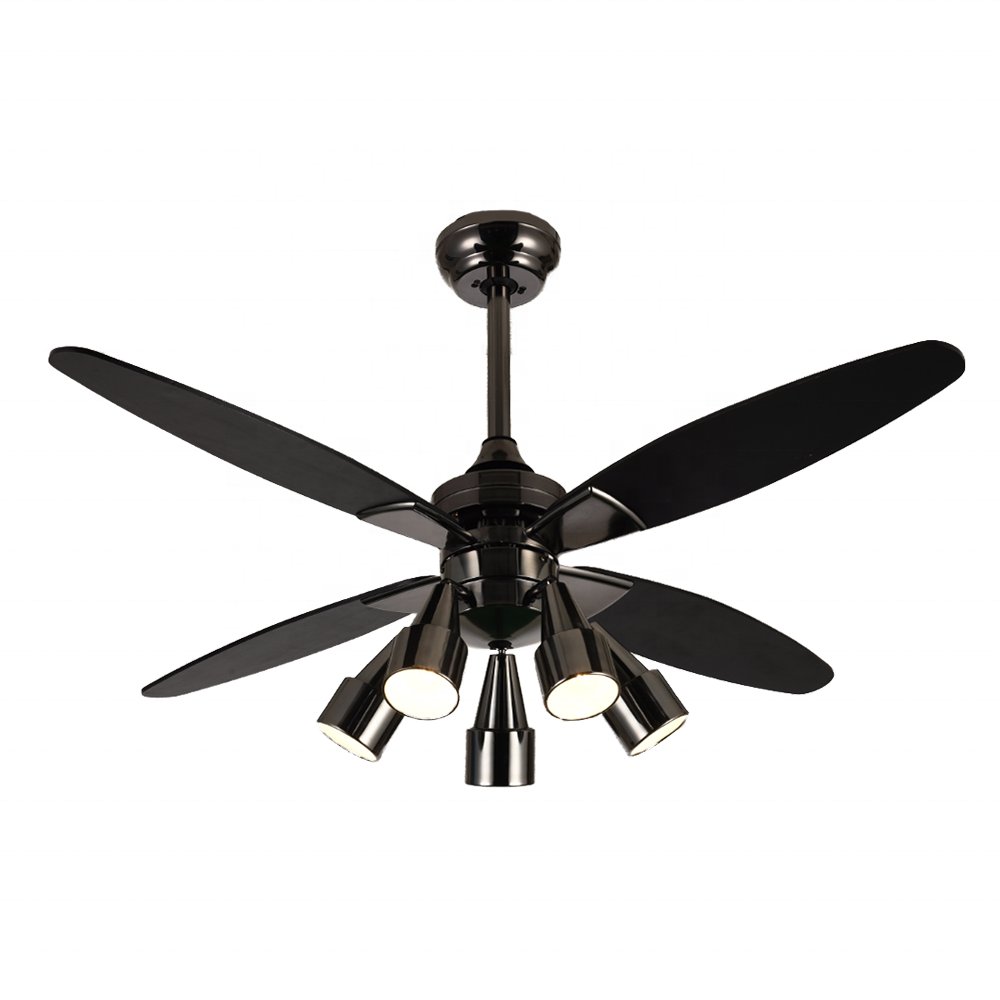 48" Plywood Modern ceiling fan light decorative remote AC chandelier fan
