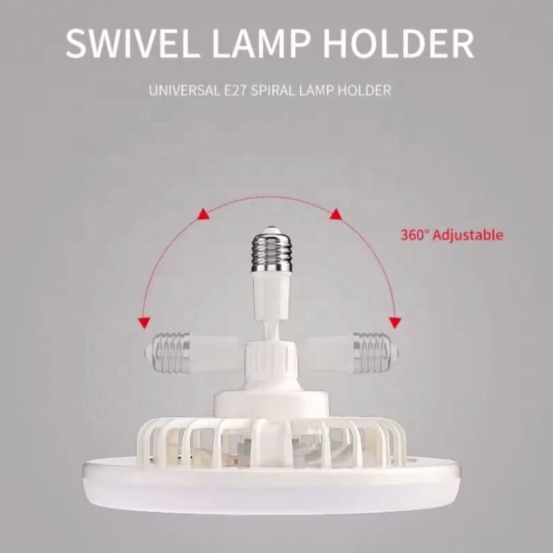 Best Seller Modern 3 Color Dimming Room Hotel Desk E27 360 Rotating Mini Fan Lamp Led Ceiling Fan With Light And Remote