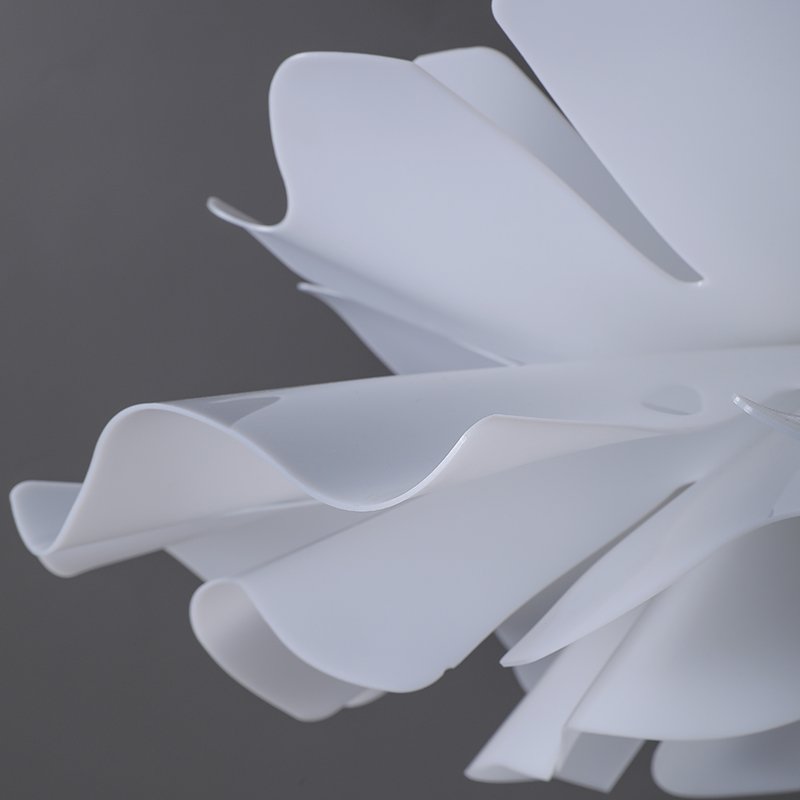 Ceiling Bedroom Light Simple Modern Led Warm Indoor Outdoor Chandelier Nordic Design Petals Chandeliers Pendant Lights