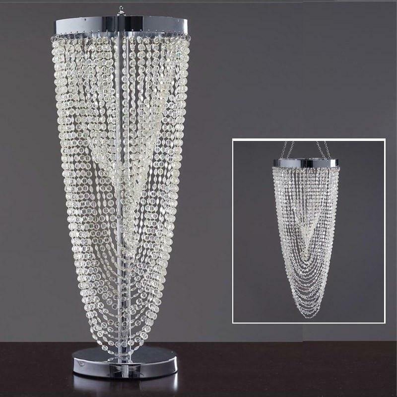 Crystal chandelier Ceiling lighting fixture for Bedroom Living Room & More Decorated sparkly & glamour metal pendent