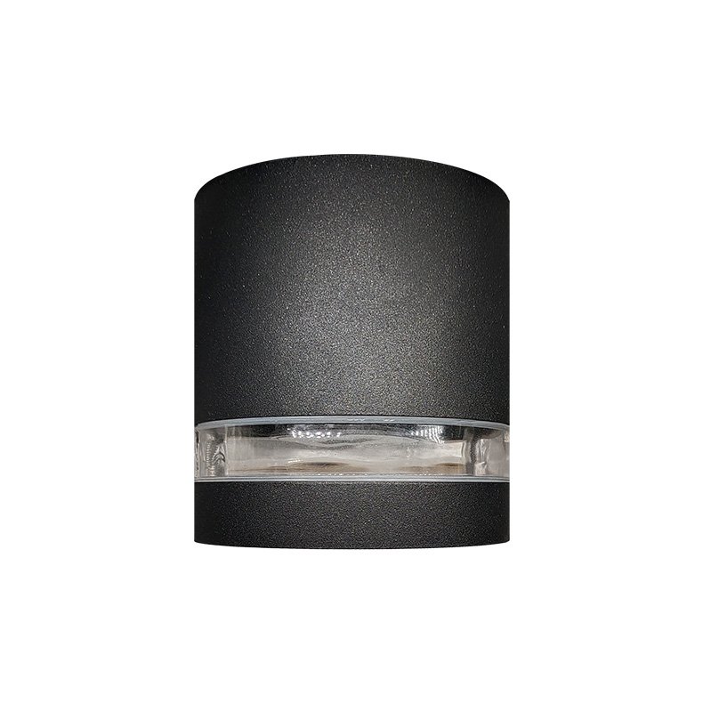 Circular surface mounted ceiling wall lamp, indoor and outdoor universal GU10 wall lamp Black rounded Ceiling Light