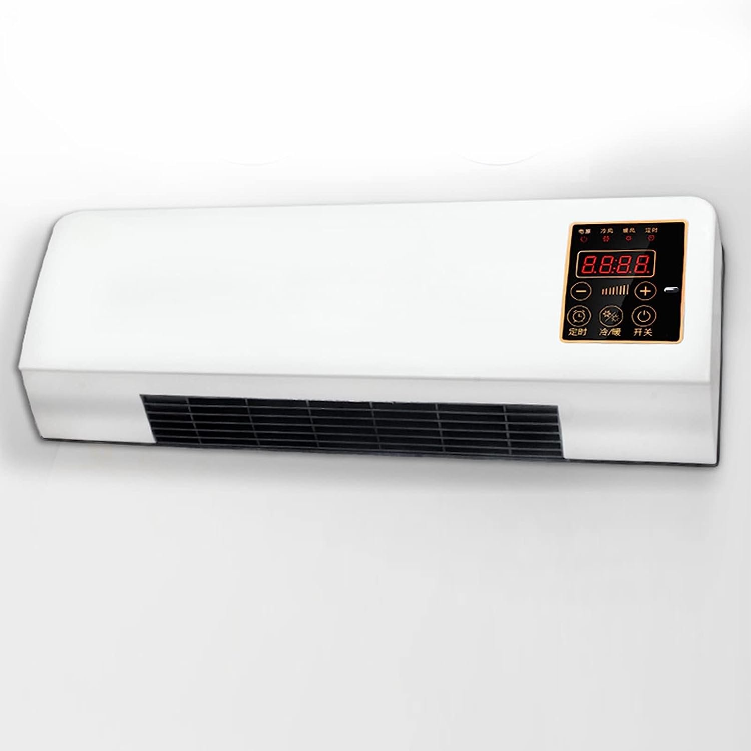 2 in 1 Cooling Heating Air Conditioner 1800W All Season Heater and Fan Combo Multi Gear Temperature 1 Key Air Outlet Heater Fan