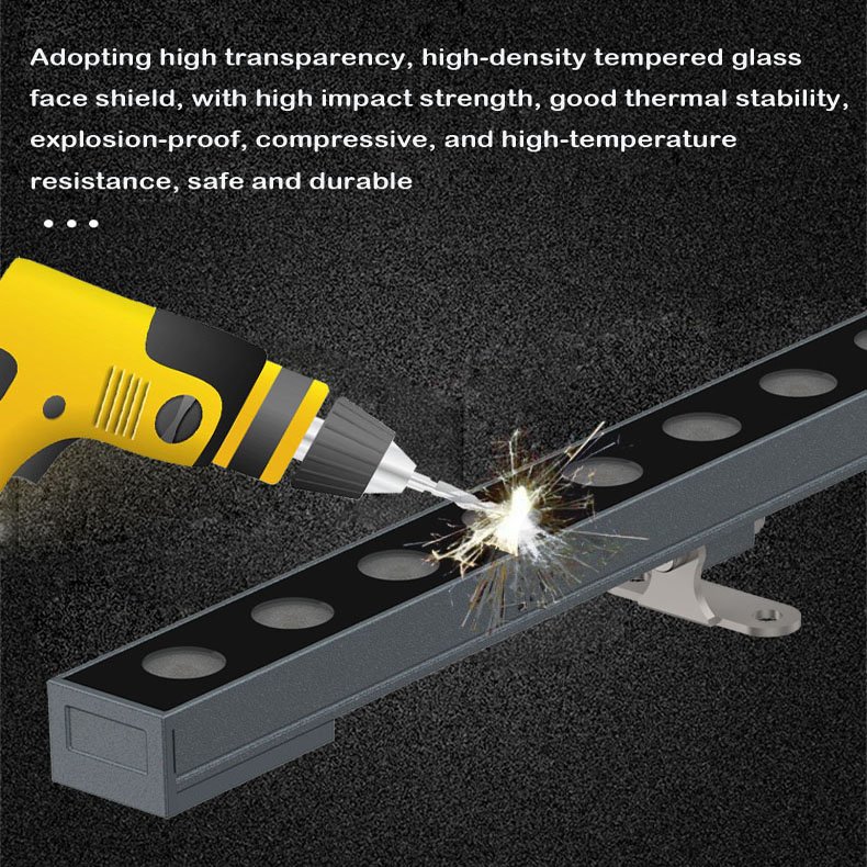 Ceiling Outdoor IP65 Customized Cheap 24w RGB Linear Wall Washerwash bar light matt Facade Light Led Wall Washer Rgbw