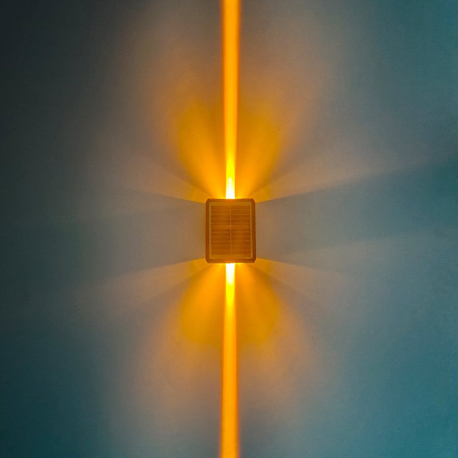 2024 Hot style Explosive models Outdoor waterproof solar wall light up and down LED wash lights for villa garden Exclusive