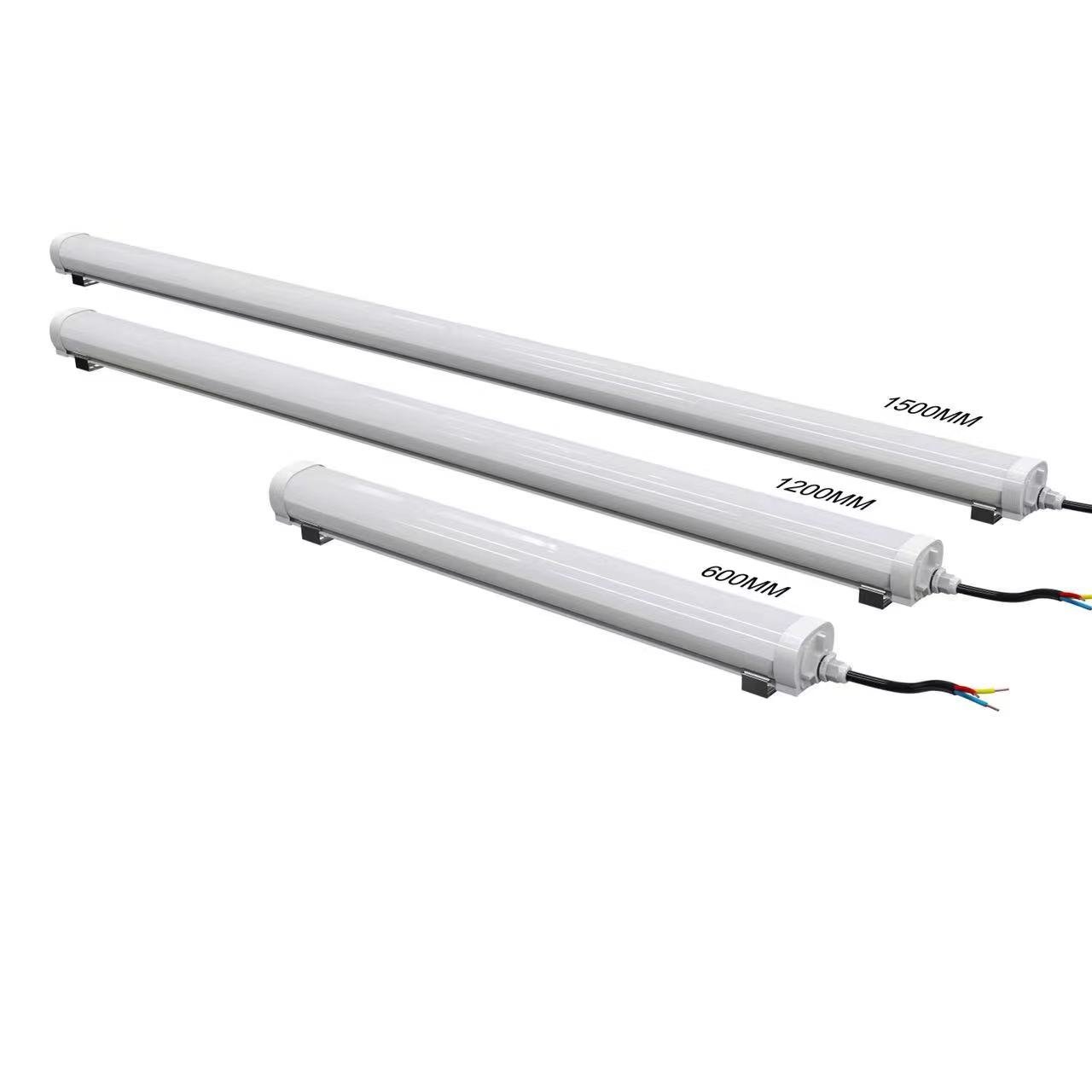 2FT 4FT 5FT Indoor Outdoor IP65 Waterproof LED Vapor Tight Light 20W 30W 40W 50W 60W LED Tri-proof Ceiling Light