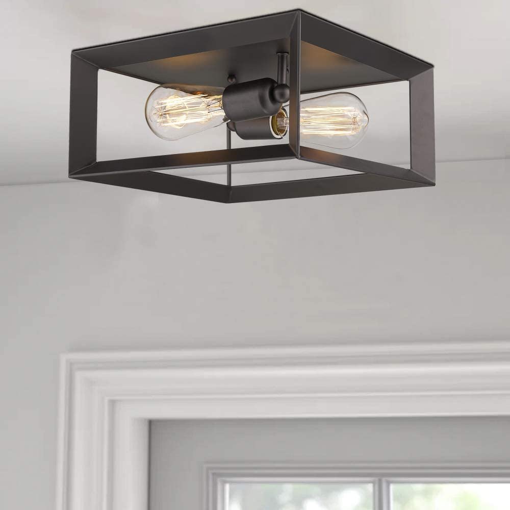 Vintage luxury garden lobby square ORB E 26 waterproof IP44 high quality outdoor wall lamp
