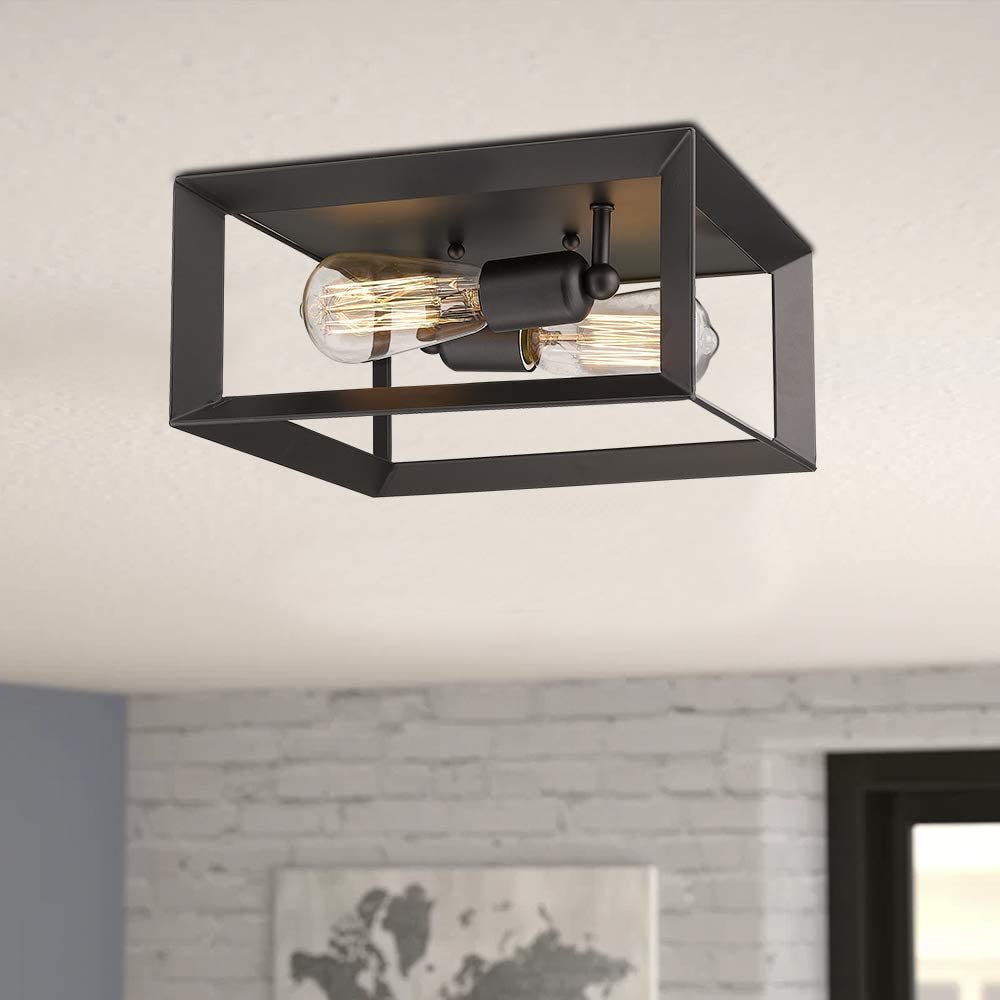 Vintage luxury garden lobby square ORB E 26 waterproof IP44 high quality outdoor wall lamp