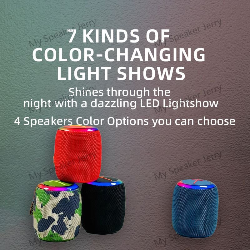 Hot Selling Professional Bass Metal Mini Portable Round Mobile Music Subwoofer Bluetooth Speaker Wireless With FM Radio TF USB