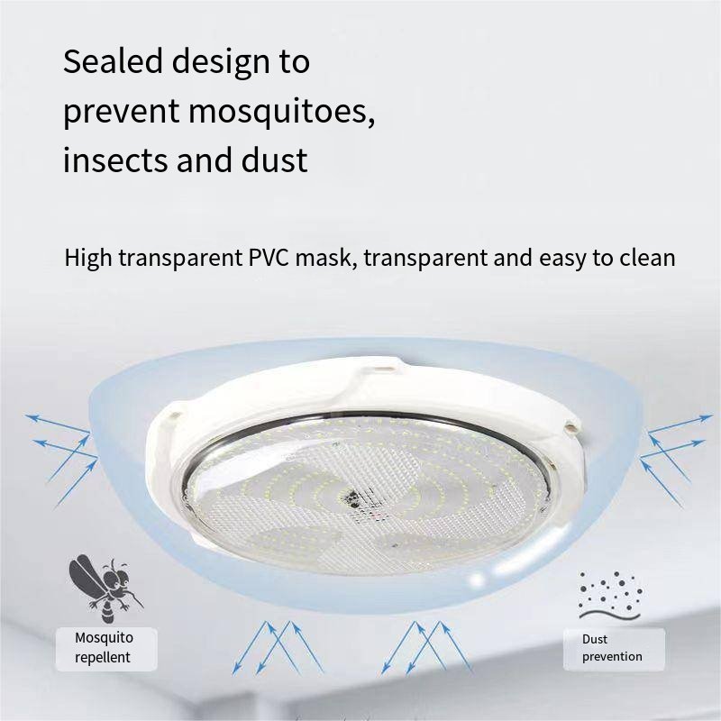 High Power LED Solar Ceiling Light Indoor and Outdoor Home Lighting for Bedroom and Garden IP65 Rating
