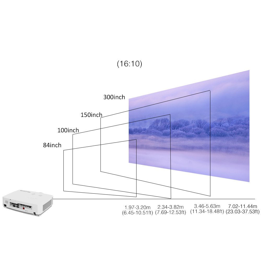 BYINTEK C400K DLP Projector For Hologram Multimedia Education High Lumens 1920 x 1200 Beam outdoor 3LCD presentation equipment