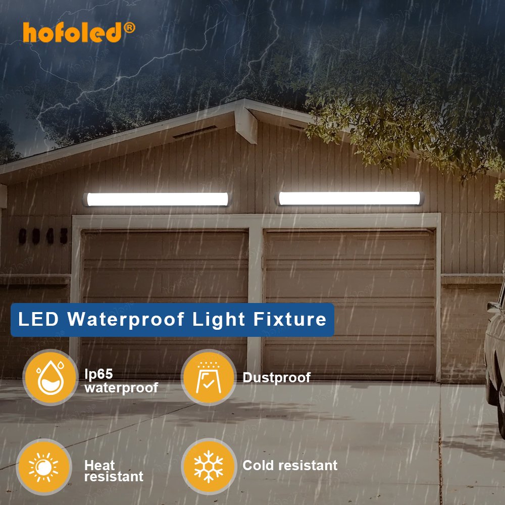 Linkable Ceiling Light Fixture Cabinet Tri-proof Light IP65 Batten Lamp Outdoor Fixture LED Vapor Tight Light
