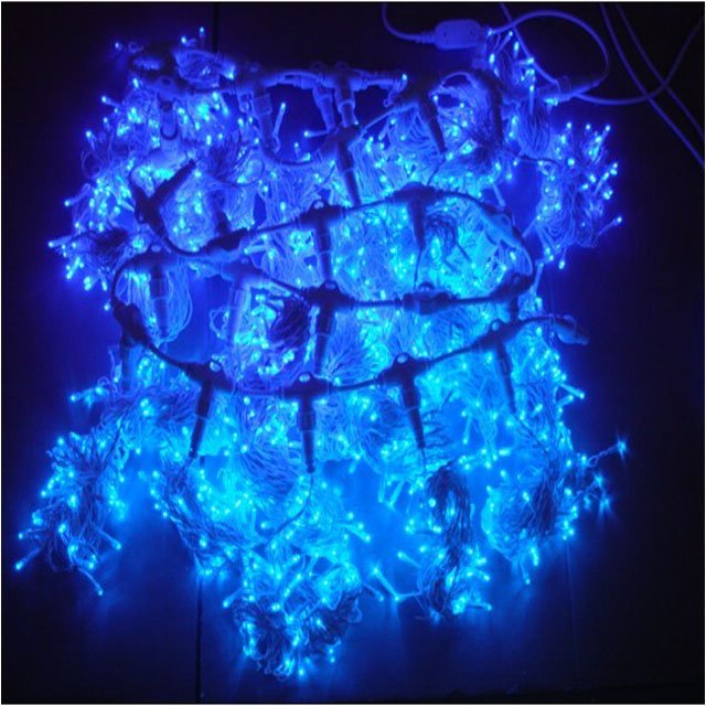 2x6m Ceiling Hanging Fairy Lights Indoor Outdoor LED Curtain Light with 6M String