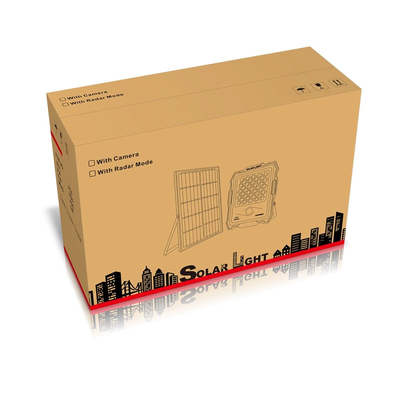 Outdoor camera solar light 100w 200w 300w 400w out door security camera with flood light for resell