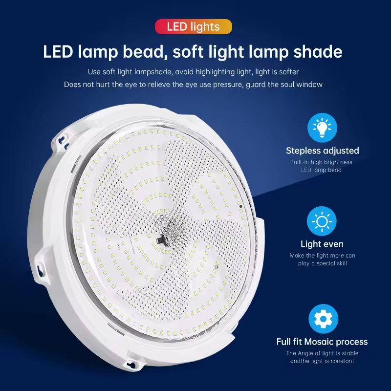 Waterproof Ip65 Outdoor Garden Indoor 100W 200W 300W 400W 500w Intelligent Solar LED Ceiling Light With Remote Control