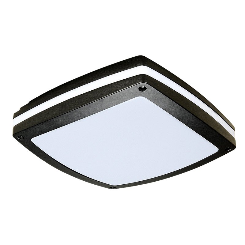 Wholesale Price Balcony Square Die-Casting Aluminum Waterproof LED Ceiling Light Outdoor