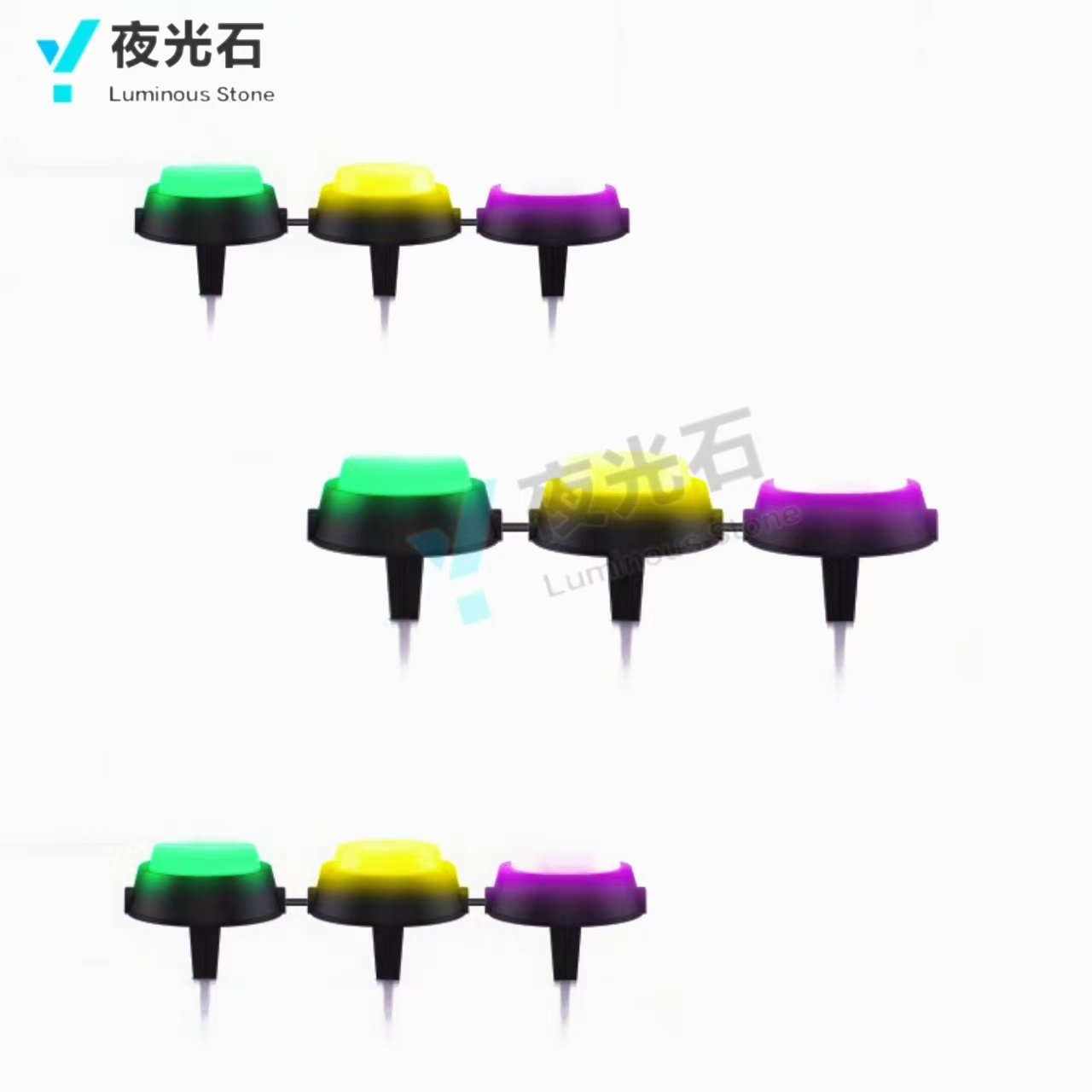 WIFI graffiti smart APP voice control LED outdoor courtyard lawn garden Christmas led spot light