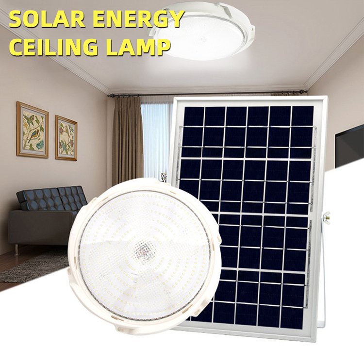 Energy Saving Front Corridor Balcony Waterproof Ip67 Solar Ceiling Lamp 25w 50w 100w 200w 300w 500w Led Solar ceiling Light