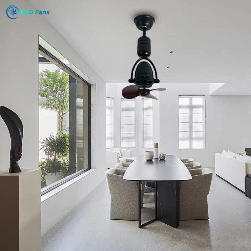 ECO New shake head small ceiling fan mini luxury corridor study kitchen bar wall hanging Smooth, quiet and power saving fan