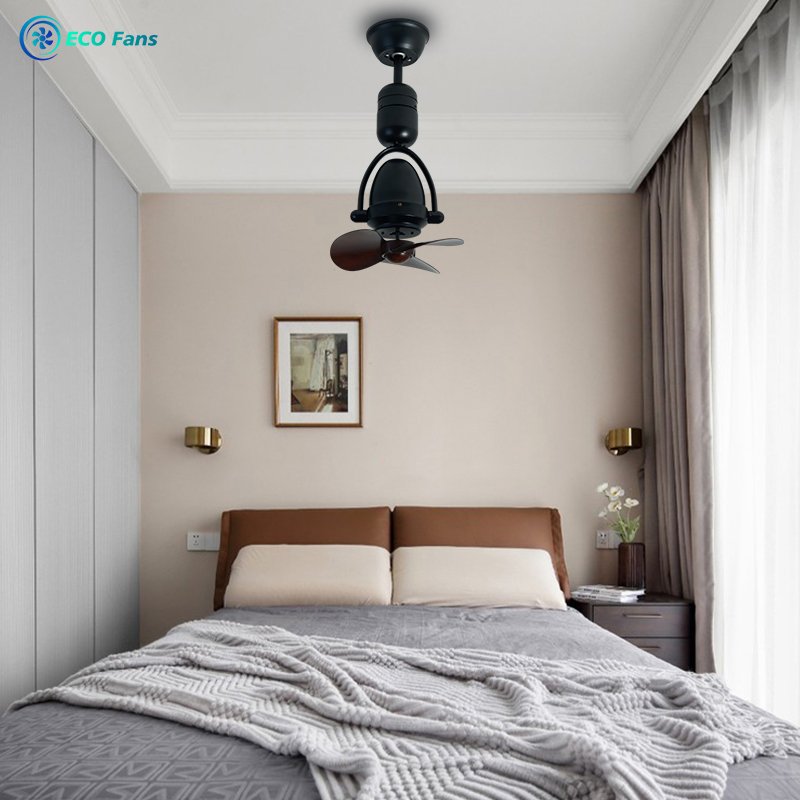 ECO New shake head small ceiling fan mini luxury corridor study kitchen bar wall hanging Smooth, quiet and power saving fan