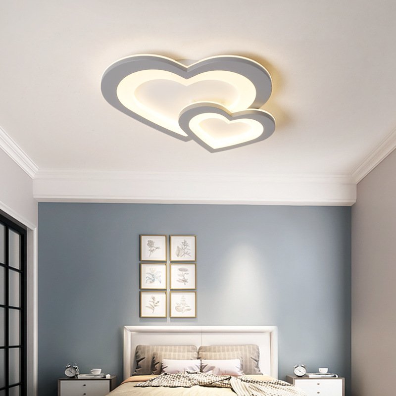 Cloud Ceiling Lamp Girl Bedroom Room Lamp Boy Girl Nordic Modern Minimalist Creative Children's Room Lamp LED Metal Plastic 90