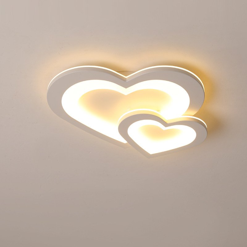 Cloud Ceiling Lamp Girl Bedroom Room Lamp Boy Girl Nordic Modern Minimalist Creative Children's Room Lamp LED Metal Plastic 90