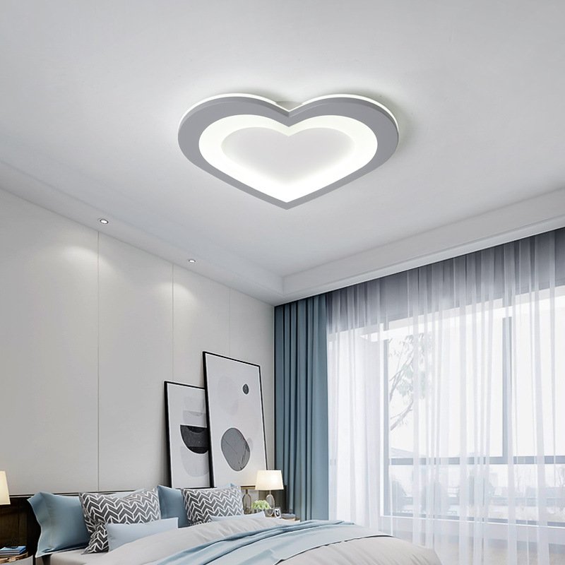 Cloud Ceiling Lamp Girl Bedroom Room Lamp Boy Girl Nordic Modern Minimalist Creative Children's Room Lamp LED Metal Plastic 90