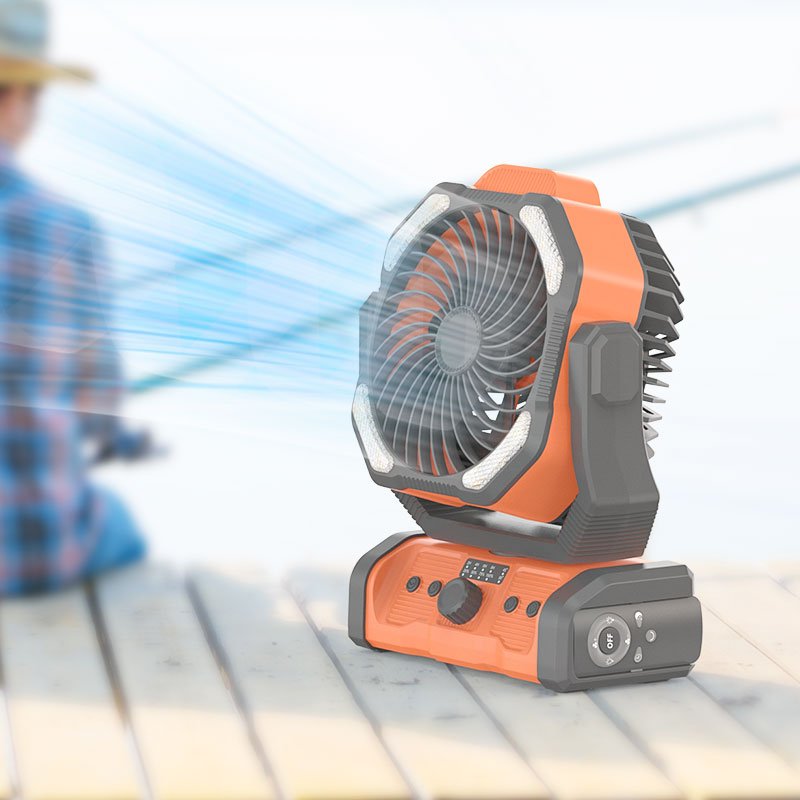 Battery Operated 20000mAh Outdoor Fan Remote Control Camp Ceiling Portable Desktop USB Rechargeable Outdoor Camping Fan