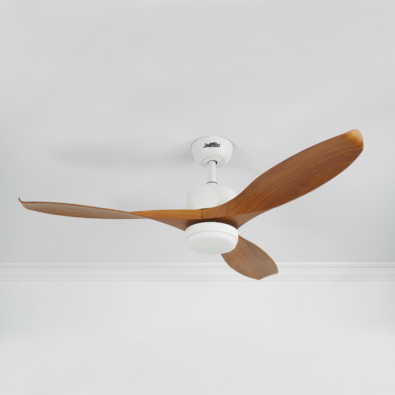 ceiling fan 52 inch 3 plastic blade decorative outdoor waterproof ceiling fan with light