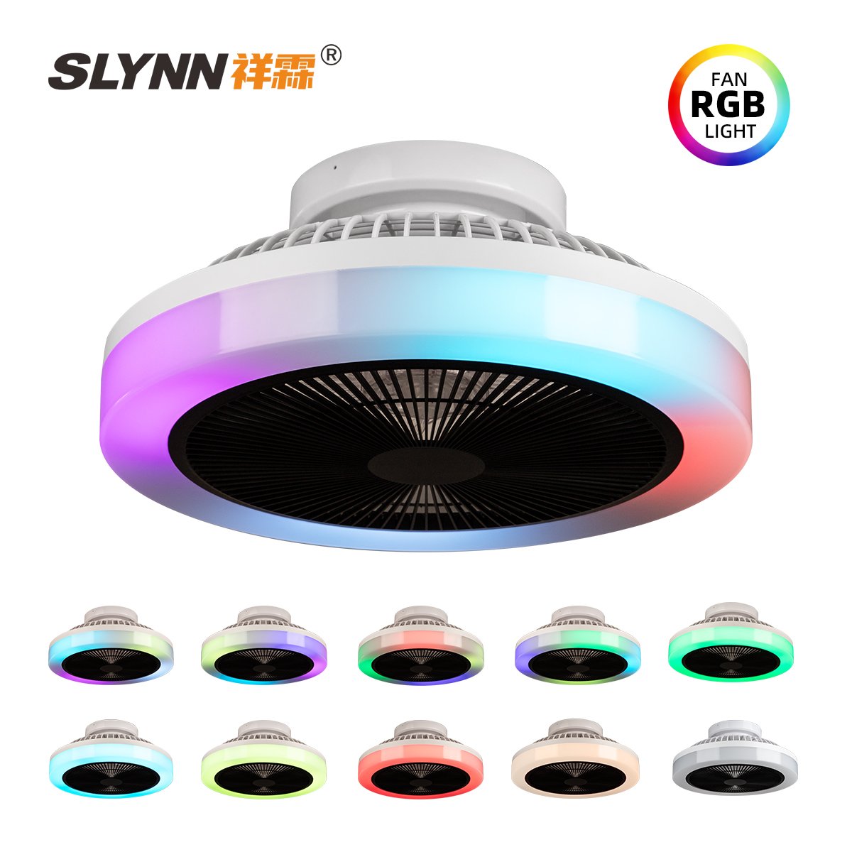 18 Inch Ceiling Fan Decorative Smart Remote Control TUYA APP Modern Bldc Ventilador Ceiling Fan with Light