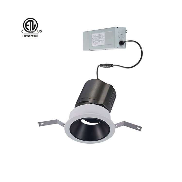 Less Series Round Square Wall Washer Recessed Downlight Hotel Spot light Ceiling Wall Washer lights Antiglare Downlight LED 12W
