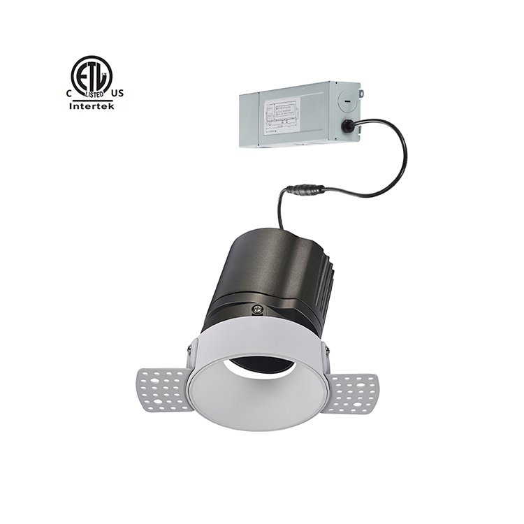 Less Series Round Square Wall Washer Recessed Downlight Hotel Spot light Ceiling Wall Washer lights Antiglare Downlight LED 12W