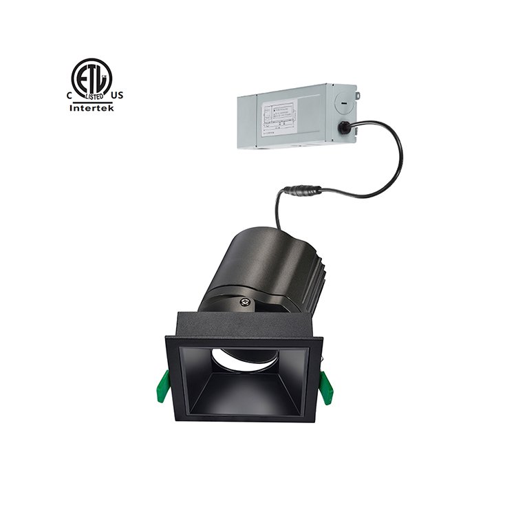 Less Series Round Square Wall Washer Recessed Downlight Hotel Spot light Ceiling Wall Washer lights Antiglare Downlight LED 12W