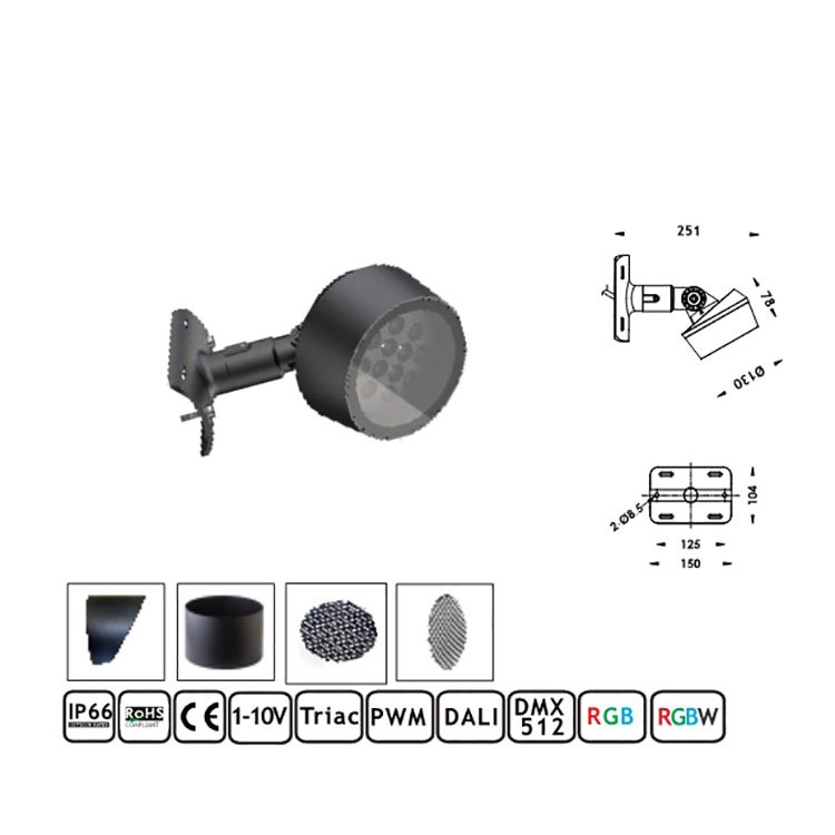 Modern Outdoor LED Lawn Lamp Waterproof Aluminum and Glass Garden Decorative Light for Landscape Application