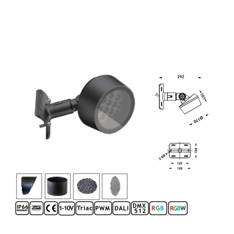 Modern Outdoor LED Lawn Lamp Waterproof Aluminum and Glass Garden Decorative Light for Landscape Application