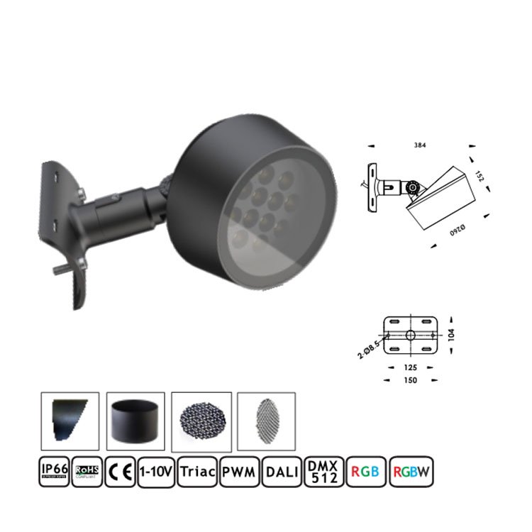 Modern Outdoor LED Lawn Lamp Waterproof Aluminum and Glass Garden Decorative Light for Landscape Application