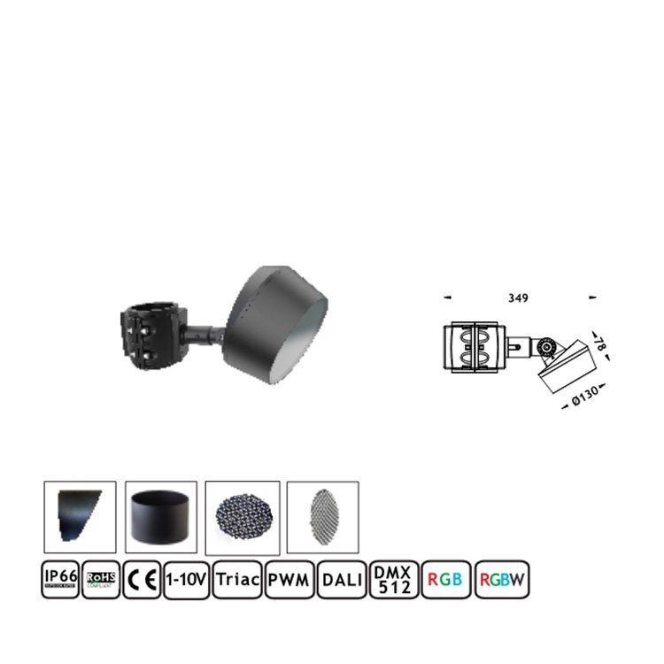Modern Outdoor LED Lawn Lamp Waterproof Aluminum and Glass Garden Decorative Light for Landscape Application