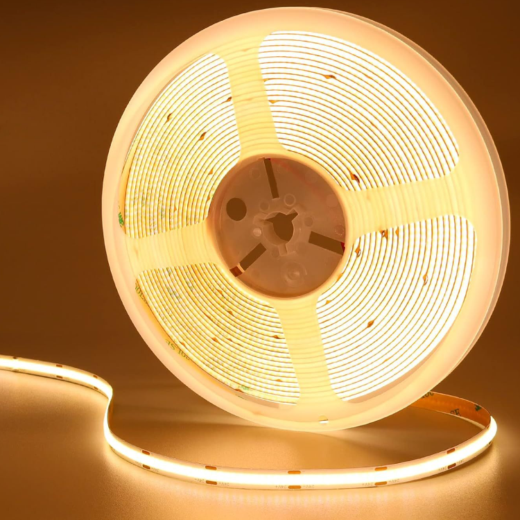 COB Soft Light Strip 12V High-density Self-adhesive Strip Light 24V Linear Light For Living Room TV Home Ceiling