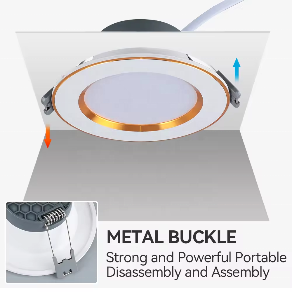 Outdoor Down light Recessed Lamp Commercial Round Adjustable Spotlight Hotel Led Downlights