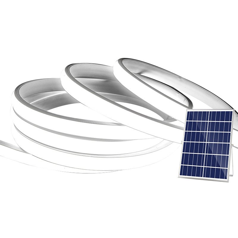 5m exterior solar 12V 24V Solar neon light strip car bright smd kit set waterproof pixel wide neon cob led strip light