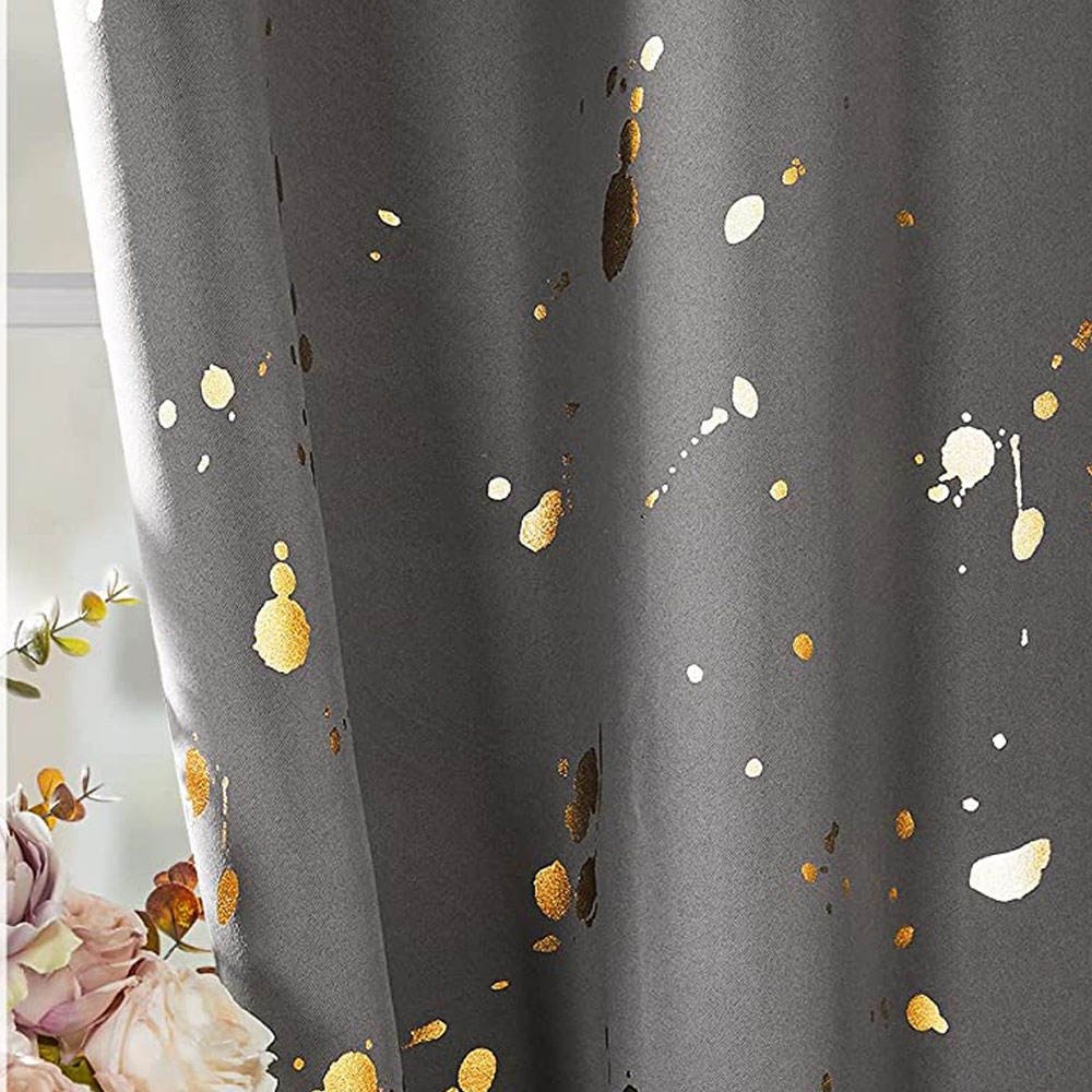 Simple Elegant Blackout Solid Color Decorative Curtains Ready Made 100% Polyester Modern Design Window Curtain For House