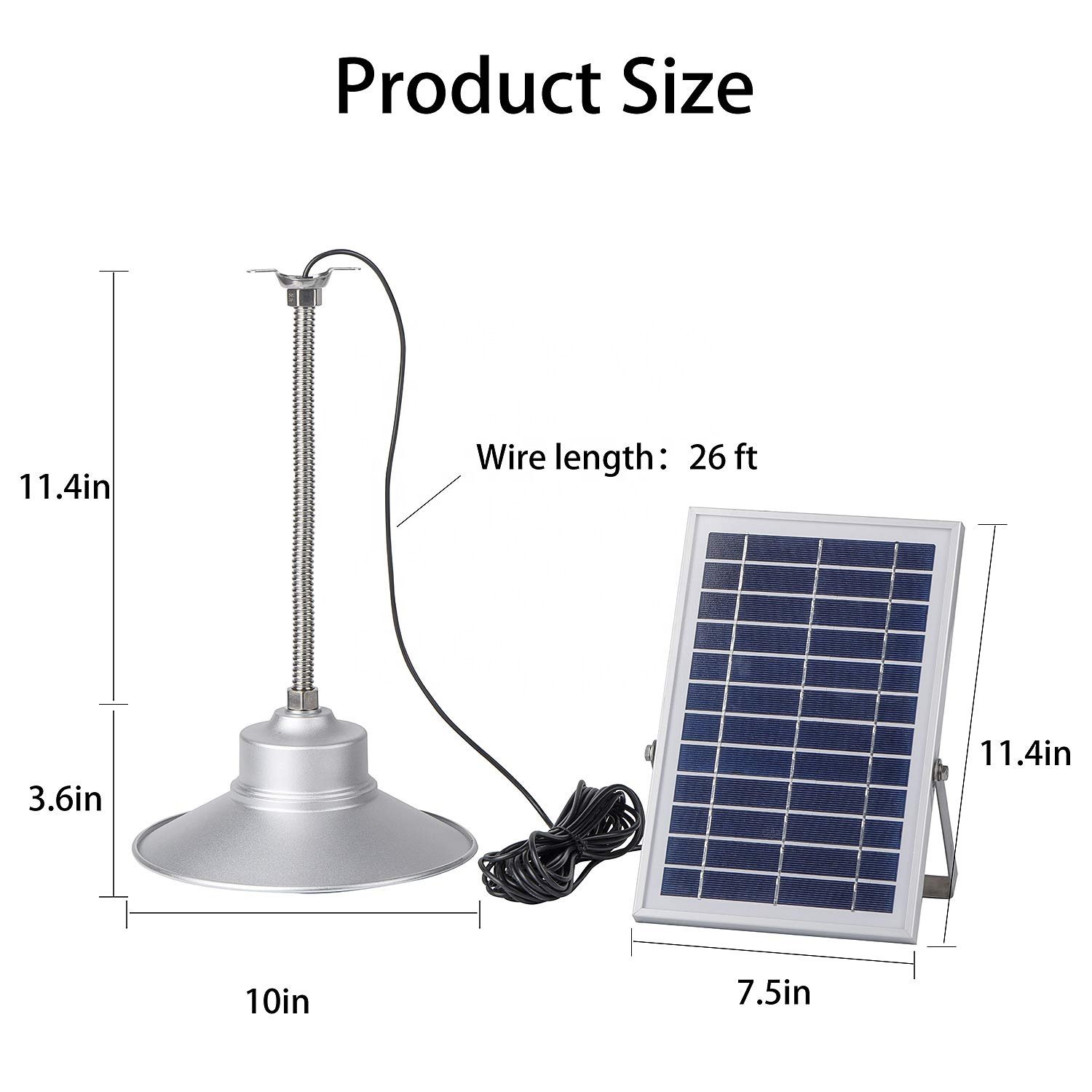 Indoor Vintage 30W Solar Power LED Floodlight Wireless Ceiling Lamp modern design