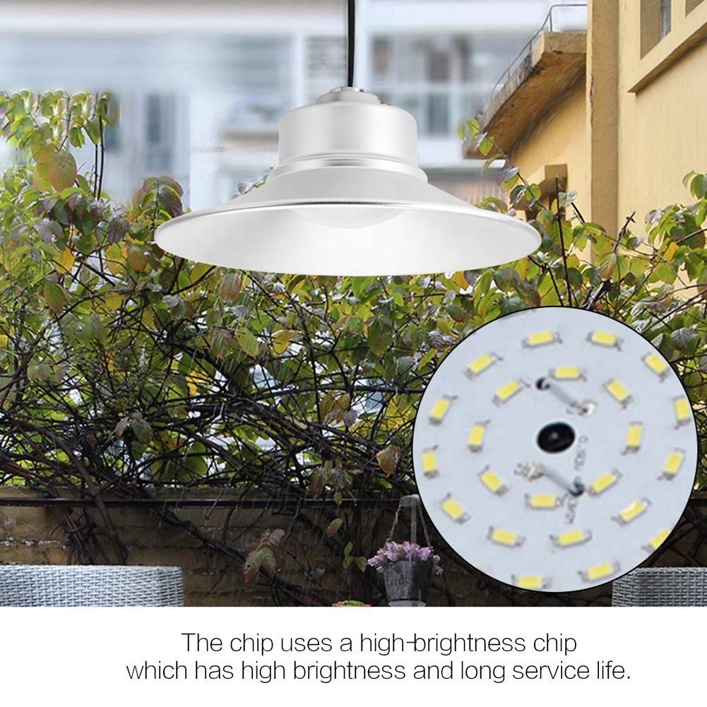 Indoor Vintage 30W Solar Power LED Floodlight Wireless Ceiling Lamp modern design