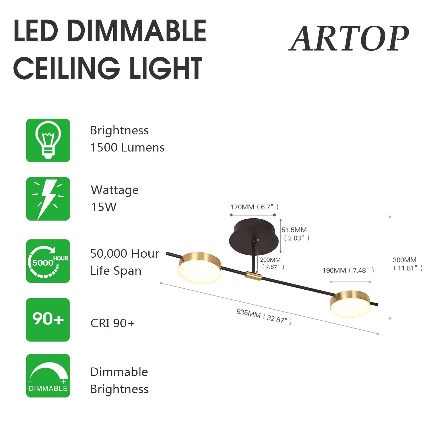 Sunsir SKD ceiling lighting interior pendant lamps Thyristor dimming smart light