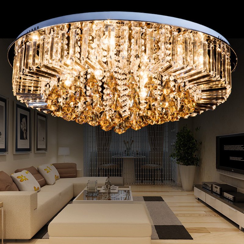 Wholesale Luxury Modern Suspended Crystal Chandelier Chrome for Home Church 2023