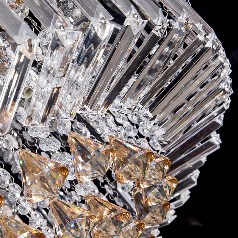 Wholesale Luxury Modern Suspended Crystal Chandelier Chrome for Home Church 2023