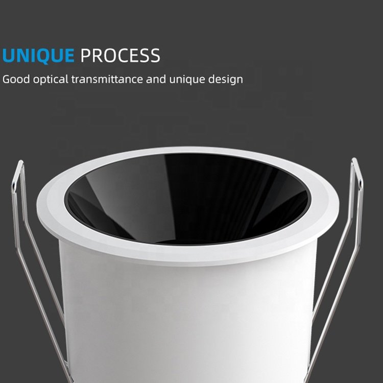 Dimmable Mini Decorative Recessed Anti Glare Trimless COB Downlights Ceiling Office Hotel LED Spot Light