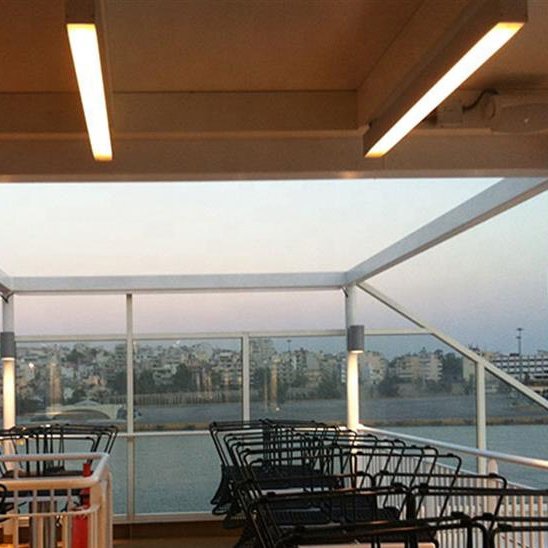 Zhongshan 1.5 inch aluminum profile IP66 LED Linear Light outdoor Ceiling Light 1 meter 30W for wet location