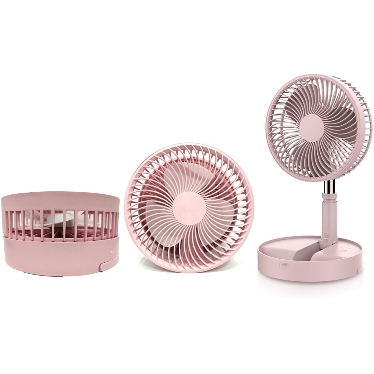 Portable Usb Charging Fans Makers Rechargeable Mini Fan with Light CAR Gift Simple Key